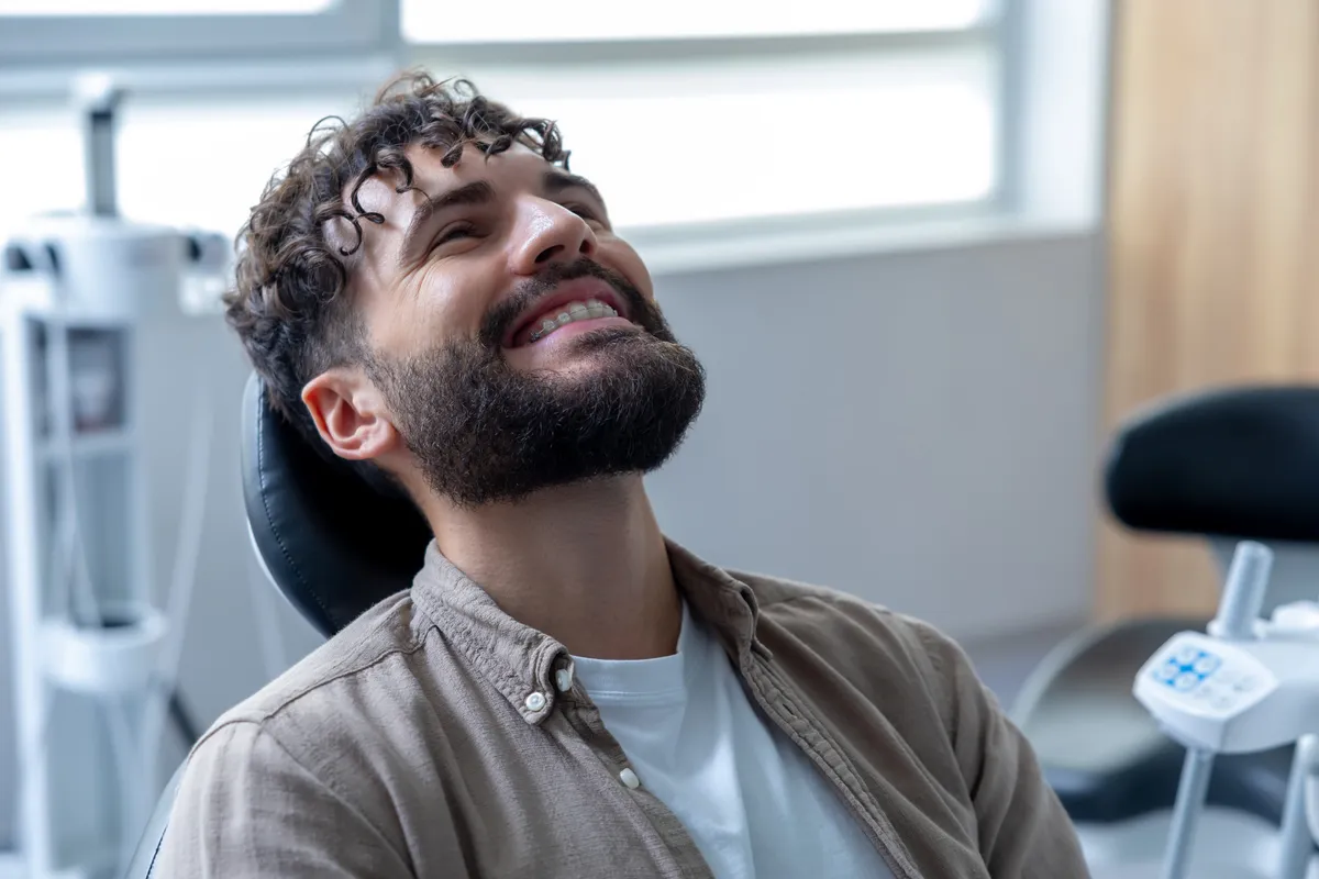 A patient feeling confident after combined treatment